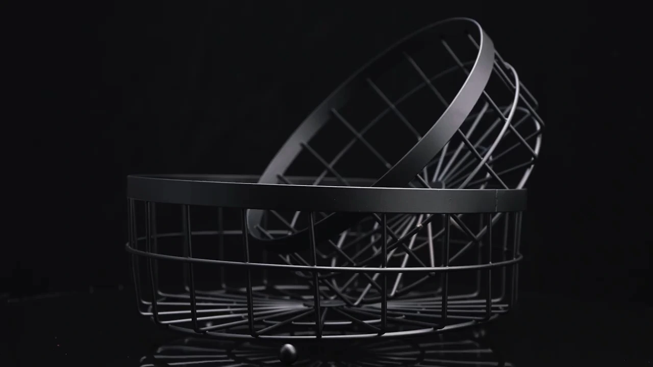 Assembled multi-layer fruit drain basket metal wire for domestic kitchen 1