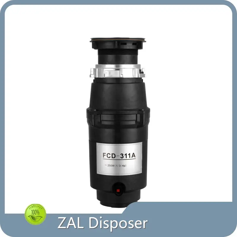 Wholesale 1/3 Hp Continuous Feed Garbage Disposal ZAL Disposer Brand 1