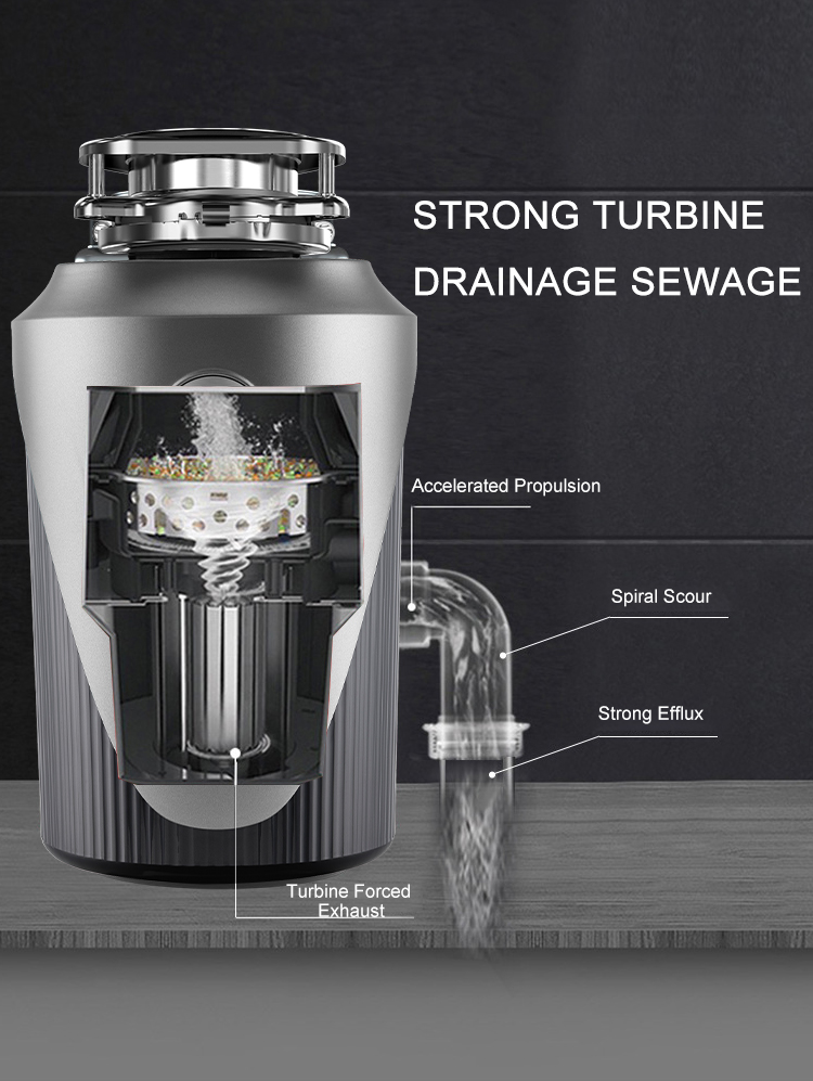 Working principle and advantages of direct discharge garbage disposer 2