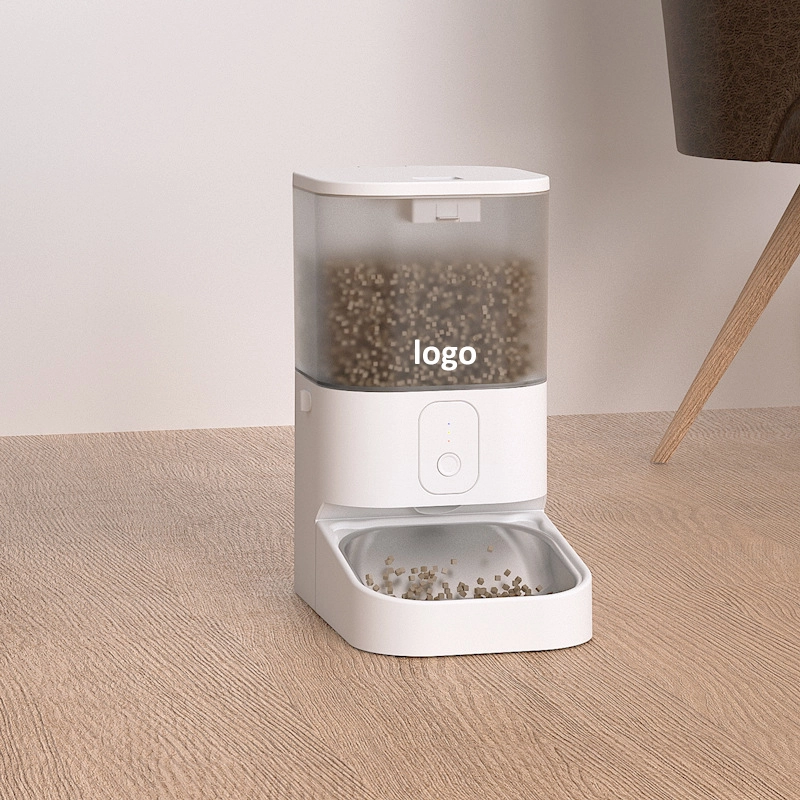 Máquina alimentadora inteligente cuantitativa para mascotas con sincronización de gran capacidad de 6L con WIFI 1
