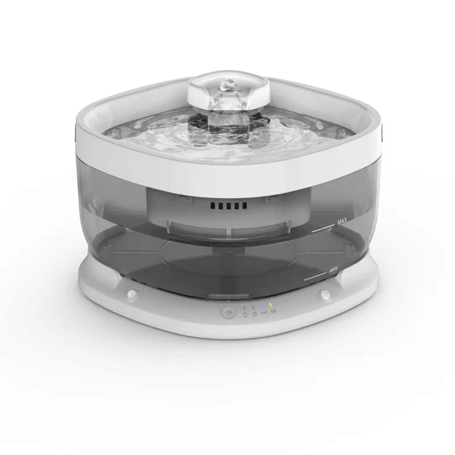 【CYD004】Pet Dog Cat Auto Water Fountain 7L Large Capacity Water Separation Wireless Induction Smart Pet Drinking Water Dispenser 1