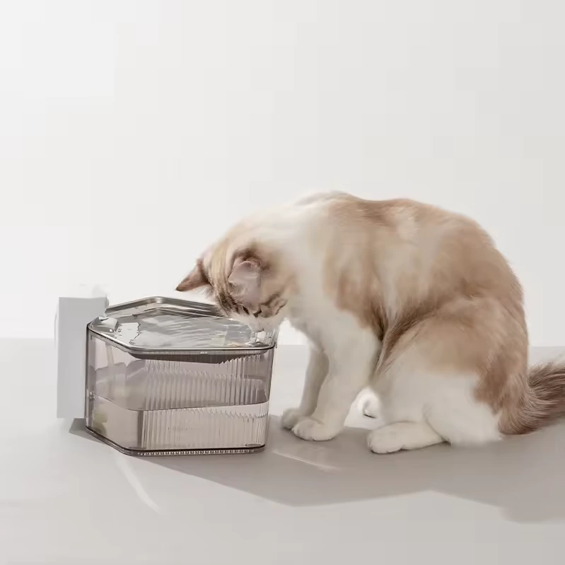 【Six-sided water fountain 】 Cat Water Fountain Automatic Pet Water Dispenser Pet Smart Drinker For Cats 1