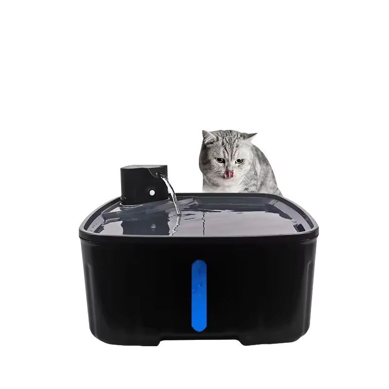 【P8-01】Fuente de agua para mascotas inalámbrica automática de 8L de alta calidad Fuente de agua inteligente para mascotas Gatos 1