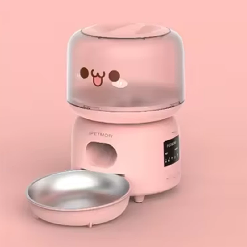 【PTM-301-Pink 】مخصص بالجملة للتحكم عن بعد للسيارات الحيوانات الأليفة والقطط والكلاب المغذية وأوعية الحيوانات الأليفة ومغذيات واي فاي وتطبيق الهاتف المحمول وتغذية الحيوانات الأليفة التلقائية 1