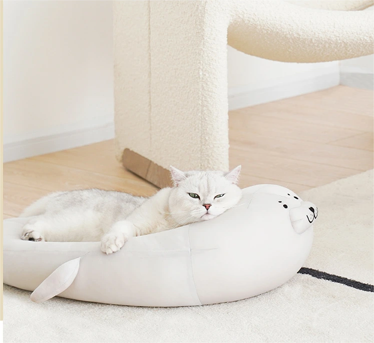 【 Z1B00054】Seal style cat kennel semi-closed summer cooling dog kennel ice pad cooler all-season universal summer washable 1