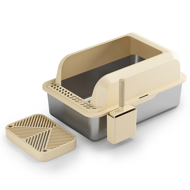 【Abierto I】Caja de arena de acero inoxidable estilo abierto beige 1