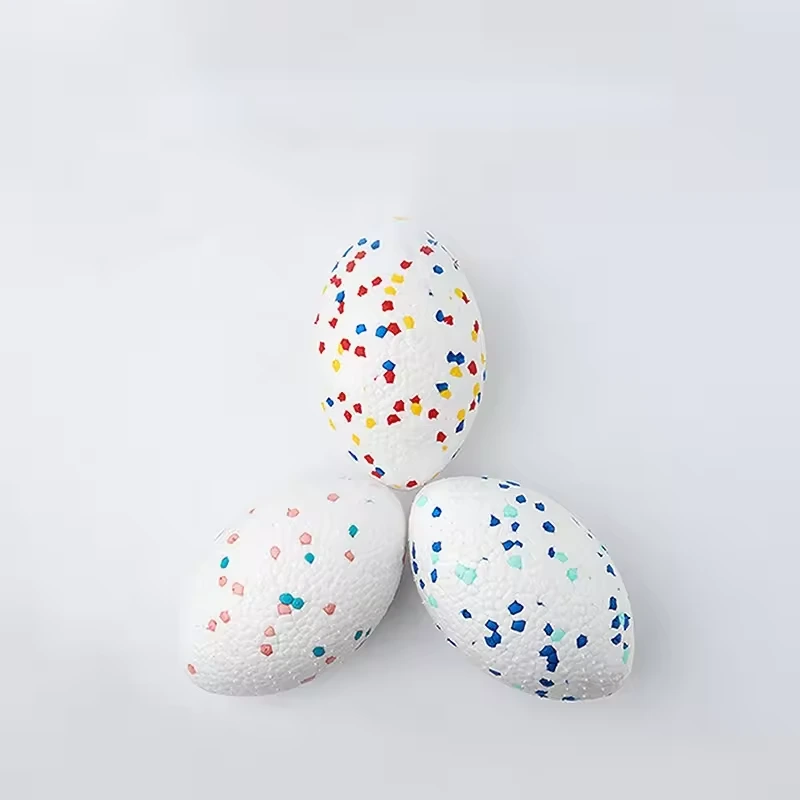 wholesale Bloom Rugby OEM Wholesale ETPU football Ball Toy Interactive Solid Dog Ball Soccer Toy with Disorderly Bounce for Dog Bite Chew Toy 1
