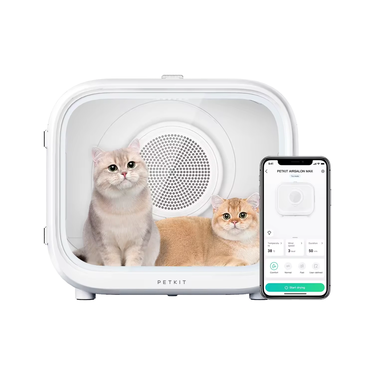 PETKIT AirSalon Max Auto Pet Hair Drying Box 60L Large Capacity Ultra Quiet Hair Dryer Cat Dryer Box for Puppy Kitten Wholesale 1
