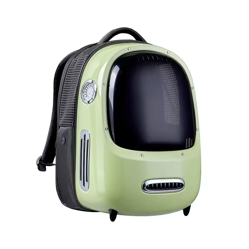Wholesale PETKIT Breezy Dome green Travel Bag Pet Cat Backpack Carrier Bag Waterproof Breathable Pet Travel Bag Dog Cat Space Capsule 1