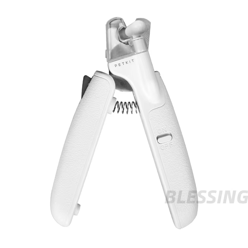 PETKIT  2 in 1  Pet Nail Scissors Beauty Scissors,pet Cleaning Trimmer Claw White 1