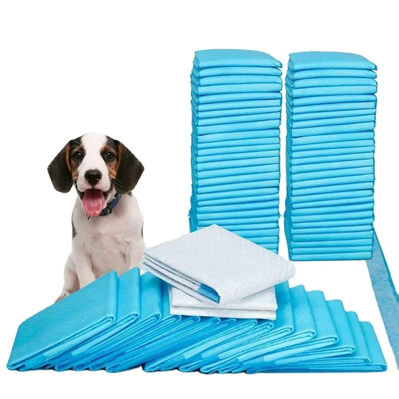 Vochtbestendig huisdierplaskussen met lekvrij wegwerp hondenpuppy-trainingsplas-urinekussen 1