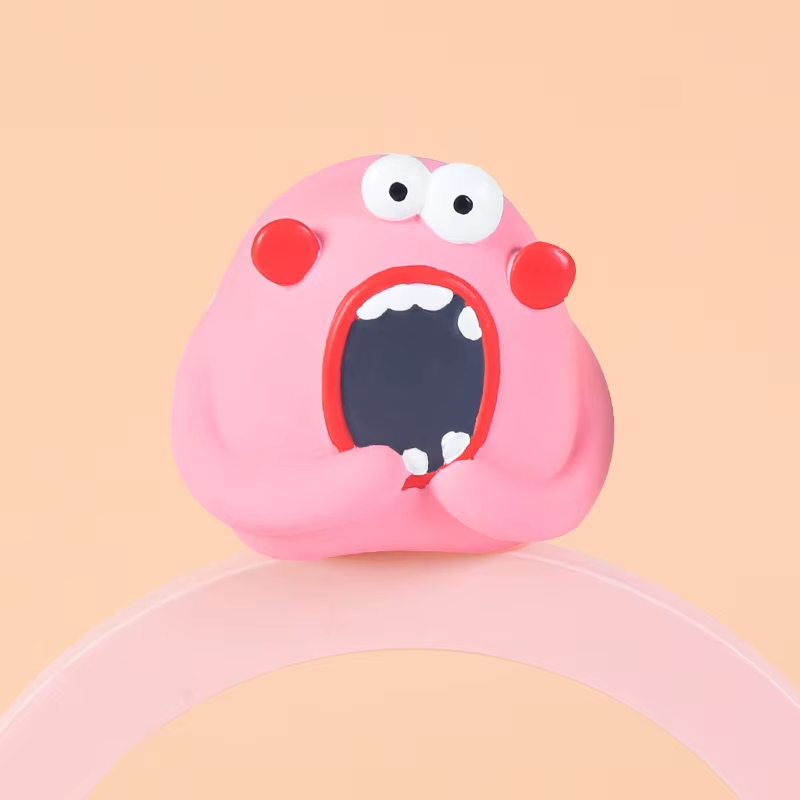 Игрушки для собак Самоуспокаивающая игрушка для несовершеннолетних собак Померанский шпиц из натурального латекса, устойчивая к укусам, игрушка для вокализации коренных зубов 1