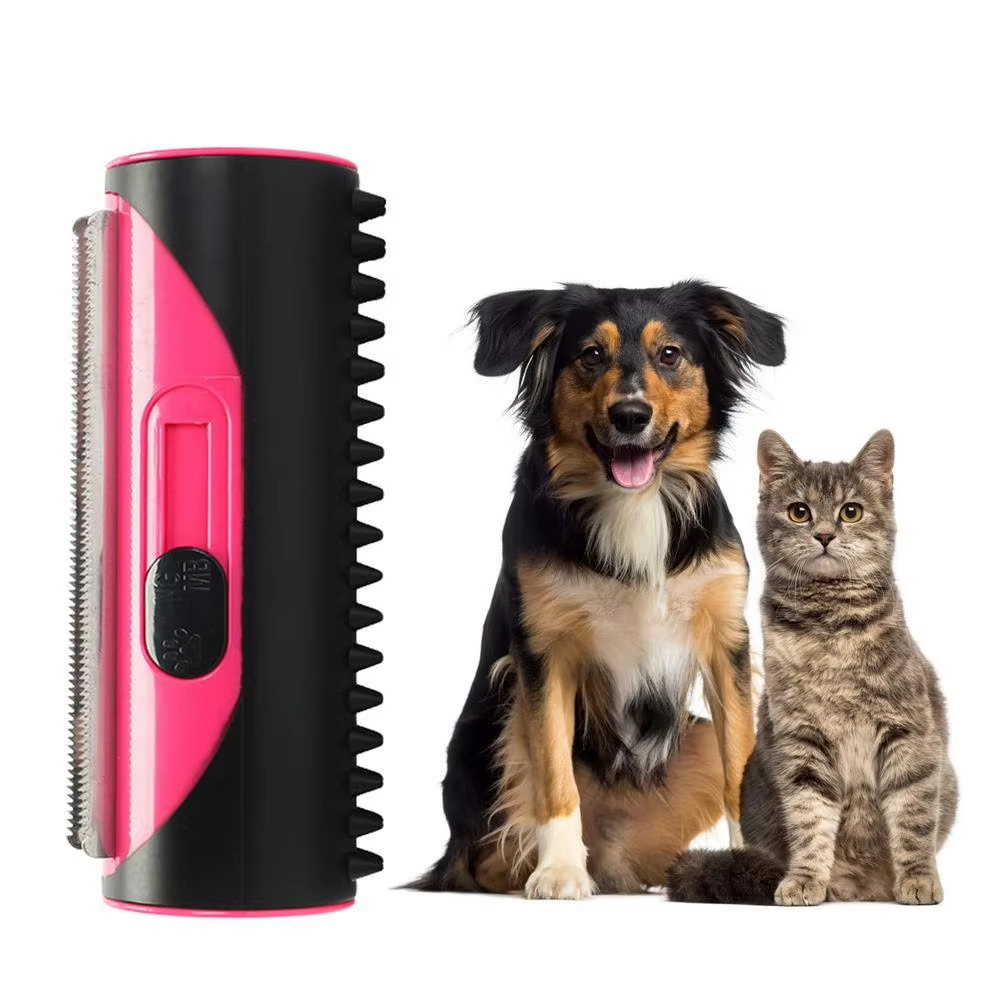 Roze-meest populaire huisdierhaarverwijderaarborstel Huisdierreiniging & Verzorgingsproducten Hond Deshedding Tool voor katten Hondenverzorgingskam 1