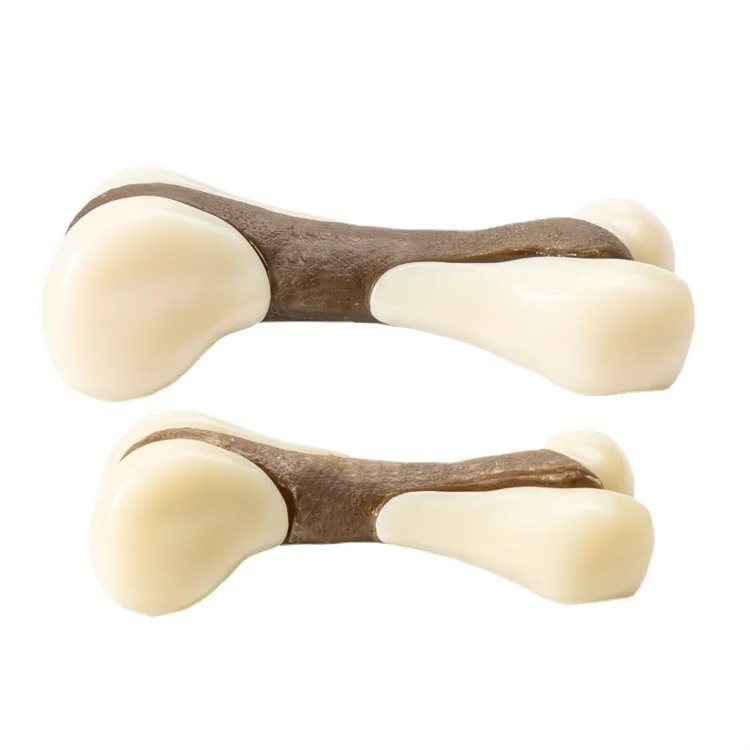 Pet Chew Toy Bone Teeth Cleaner Molar Stick Cowhide Stick Dog Bite Glue After Leg Bone Chew Dog Interactive Movement Toy 1