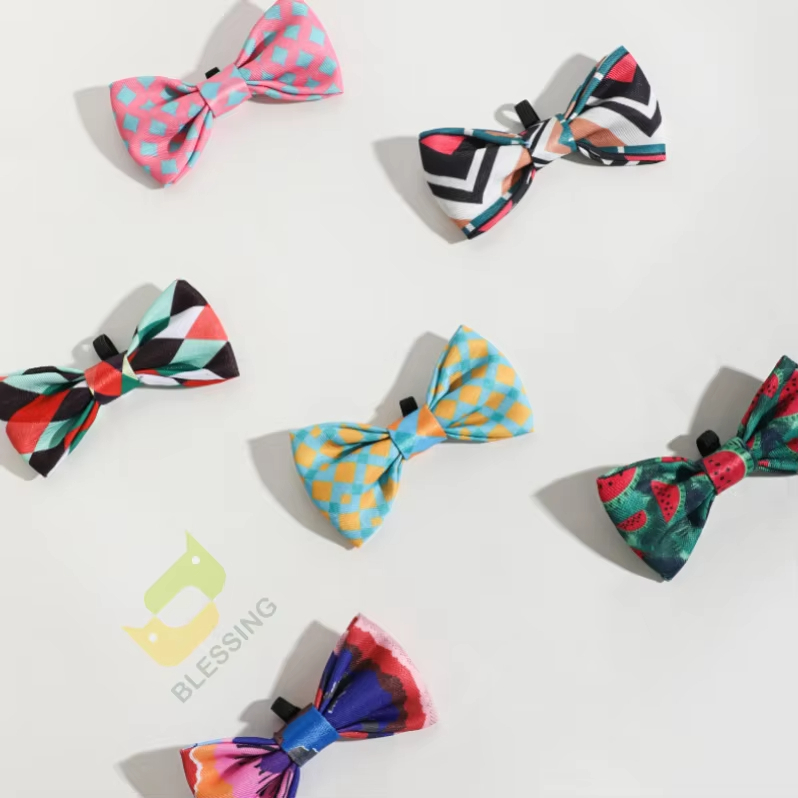 Accesorios de Collar de lazo para mascotas OEM, accesorios bonitos, pajarita Universal para perros y gatos pequeños, medianos y grandes, Collar de pajarita para perros 1