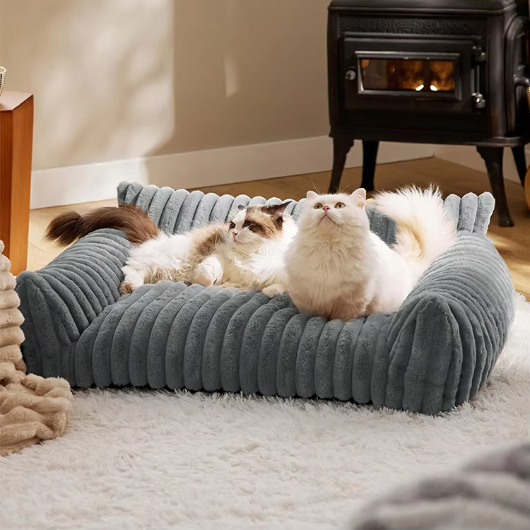 Cama para perros lavable personalizada de fábrica, sofá, cama suave, cálida, impermeable, amigable con la piel suave 1