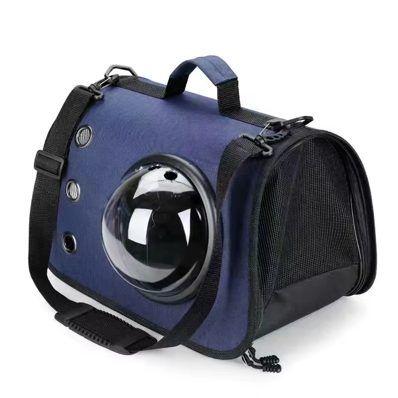 White-Wholesale BLESSING Cat bag nylon diagonal zipper pet outdoor sports travel 1