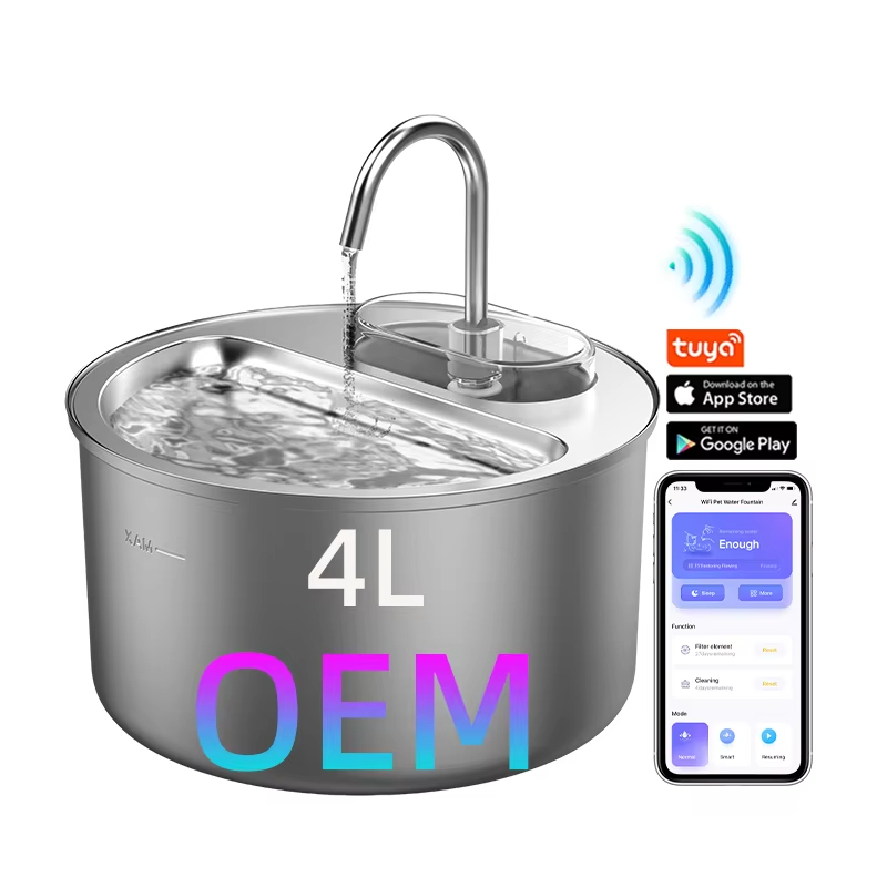 goede kwaliteit OEM 4L WiFi hondenwaterfontein levert eenvoudige reiniging 1