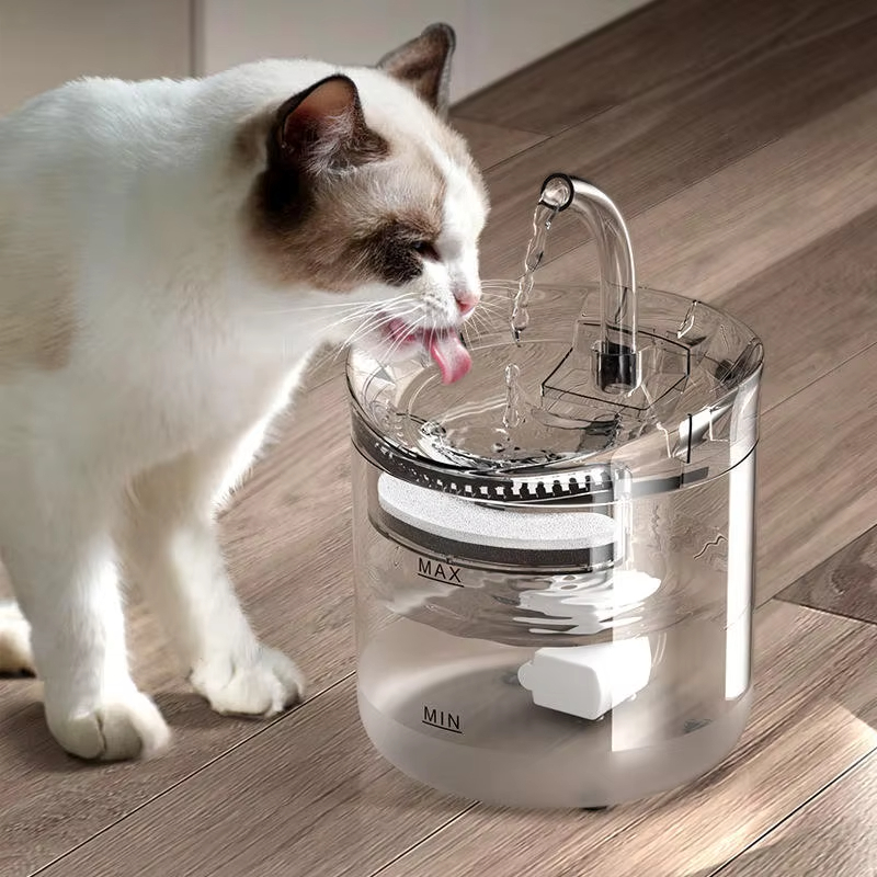 Groothandel slimme automatische huisdierwaterfontein 2L recirculatiefilter 1