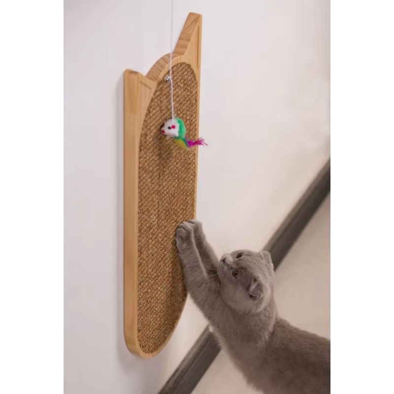 Wall Mounted Cat Scratching board Post Cat Kittens Sisal Cat Scratching Pad Scratcher For Kitty Health 1