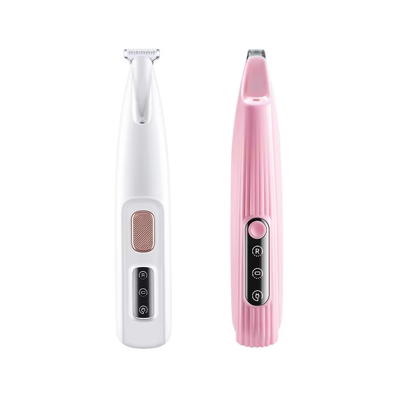 Cortadora de pelo recargable para mascotas, cortadora de pelo para perros y gatos, eléctrica, color rosa 1