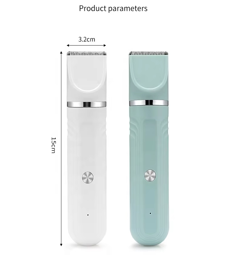 Kit de aseo para cortapelos para perros, cortapelos profesional para mascotas, cortador de pelo para gatos, carga USB inalámbrica para animales, color blanco 1