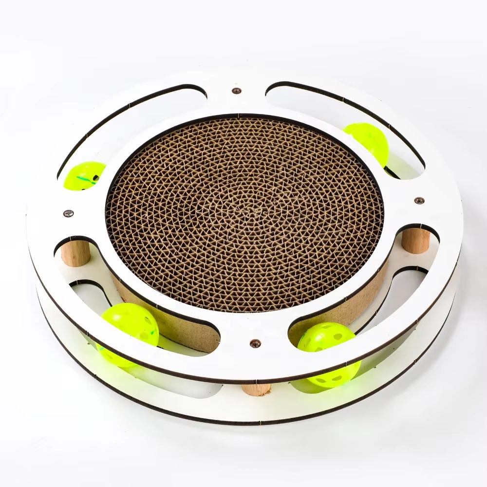 Wholesale Manufacturer Natural MDF Cat Toy Sisal Scratch 1