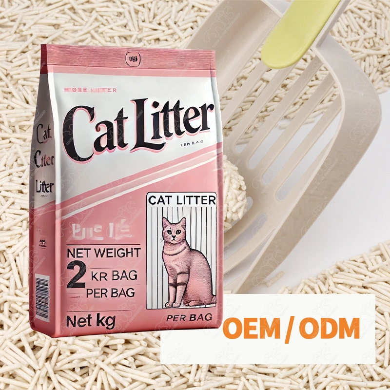 OEM/OEM World's Choice Biologisch afbreekbare, op planten gebaseerde tofu kattenbakvulling met hoge absorptie en geurbestrijding 1
