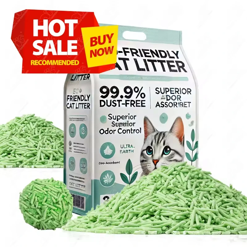 Arena para gatos libre de polvo del queso de soja del control fuerte del olor de la alta absorción a granel 1