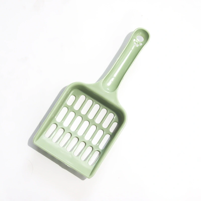 groothandel groen plastic duurzaam praktisch fijn gat schep kattenbakvulling schep kattenbakvulling pick-up kit 1