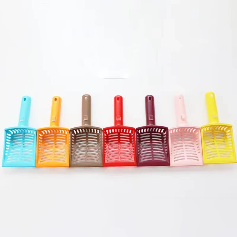 wholesale Multi-color Durable Plastic Cleaning Cat Litter Scoop Cat Toilet Pets Cat Litter Poop Scooper Accesorios Para Mascotas 1