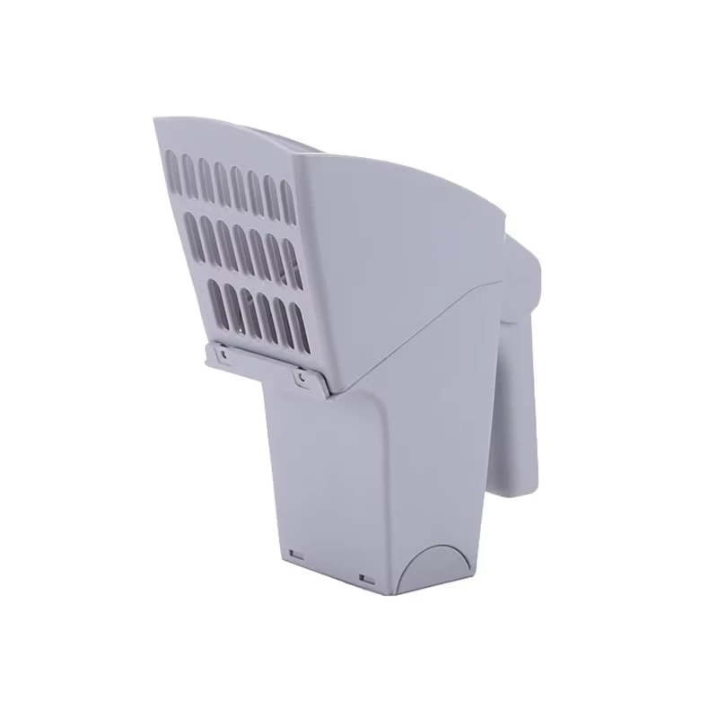 Groothandel grijze kattenbakvulling Scoop Kitty Litter Sifter Scoop System Kitty Litter Scooper met afvalzakken Huisdier schoonmaakproducten 1
