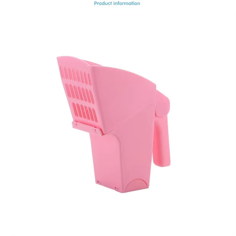 groothandel roze kattenbakvulling scoop kitty kattenbakvulling zeef scoop systeem kattenbakvulling scooper met afvalzakken huisdier schoonmaakproducten 1