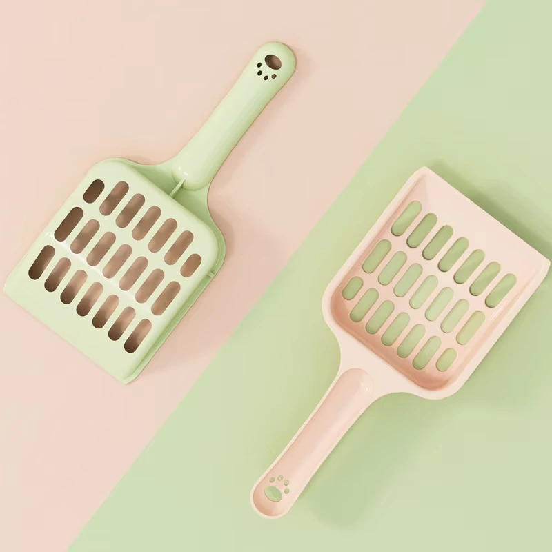 groothandel Duurzame Plastic Dierbenodigdheden Kattenbakvulling Schop Grote Capaciteit Snel Zeven Kattenbakvulling Scoop Huisdier Reinigingsgereedschap 1