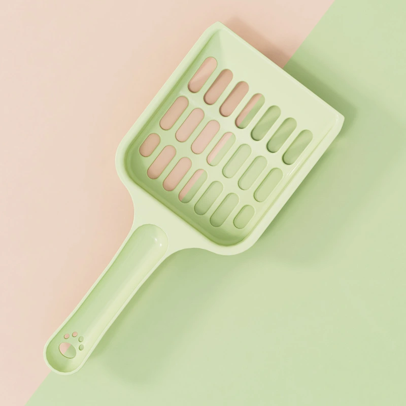 wholesale green Durable Plastic Pet Supplies Cat Litter Shovel Big Capacity Fast Sifting Cat Litter Scoop Pet Cleaning Tools 1