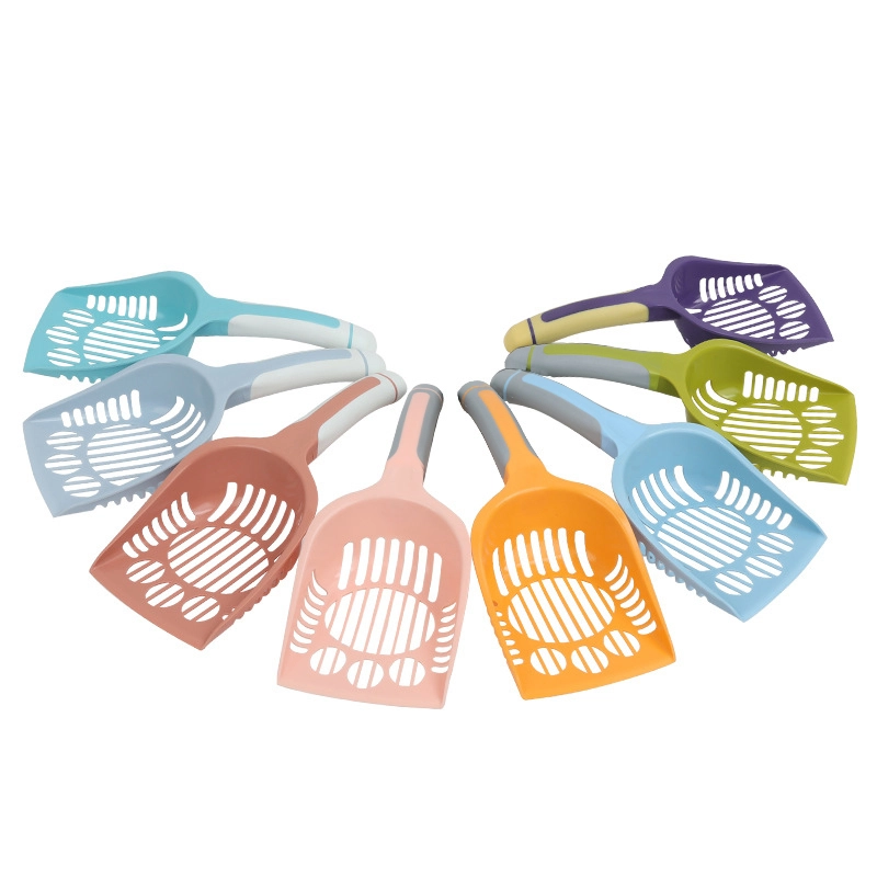 Factory Wholesale 8 color Custom Logo Plastic Large Cat Litter Shovel Cat Litter Scoop 1