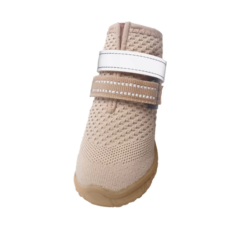 الجملة 4PCS الكلب أحذية صغيرة كبيرة شبكة الأحذية الجوارب للثلج المطر عاكس المضادة للانزلاق 1