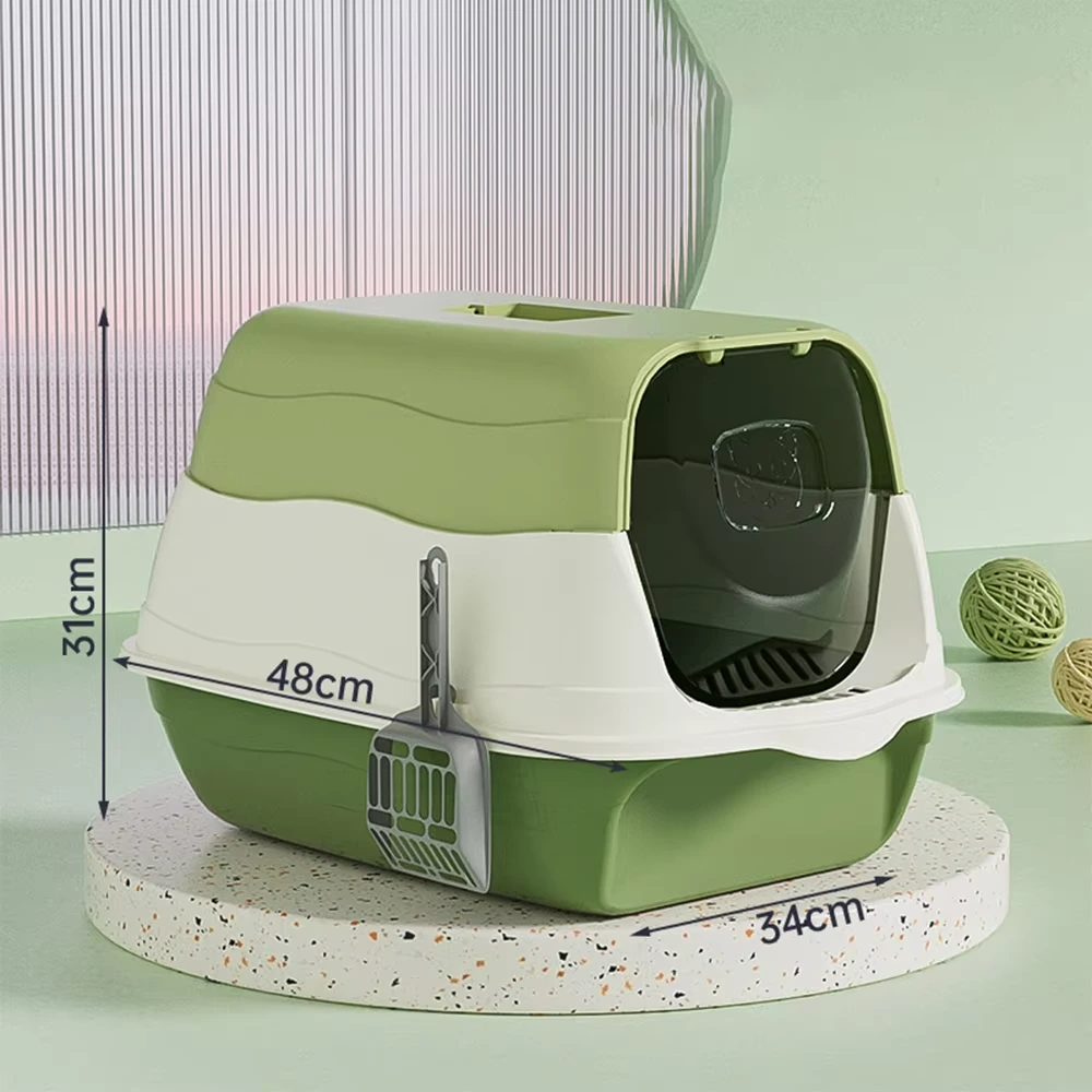 Groothandel plastic grote kattenbak met schep Fabrikanten van grote ruimtebronnen 1