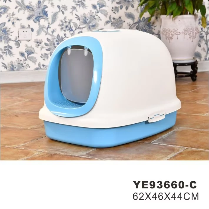 China Pet Supplier Travel Toilet Wholesale Cat Litter Box-blue 1