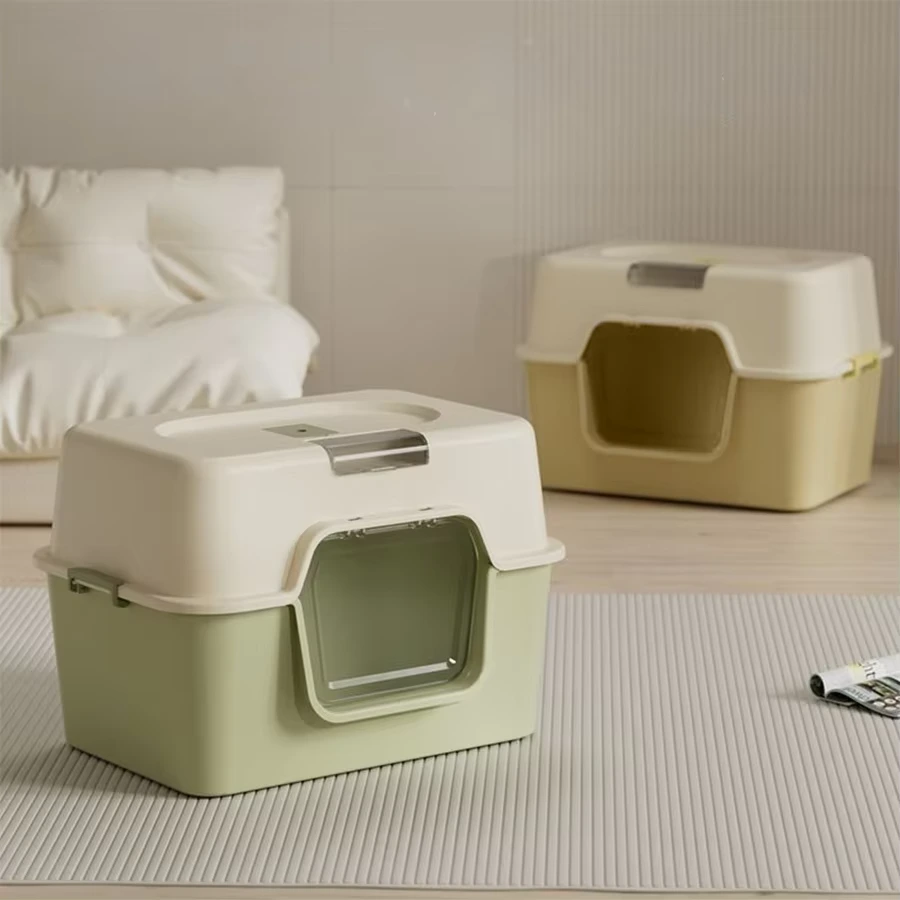 Enclosed Cat Litter Box New Large Cat Litter Box Deodorization And Sterilization Cat Toilet 1