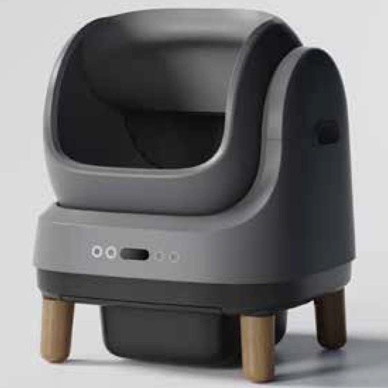 wholesale Petree New Open-Top Self Cleaning Cat Litter Box Automatic Cat Litter Box with APP Control Odor-proof Waste Disposal Cat Toilet 1