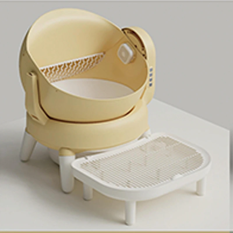 OEM/ODM customized automatic cat litter box open 60L large capacity intelligent self-cleaning cat litter box pet products-4 1