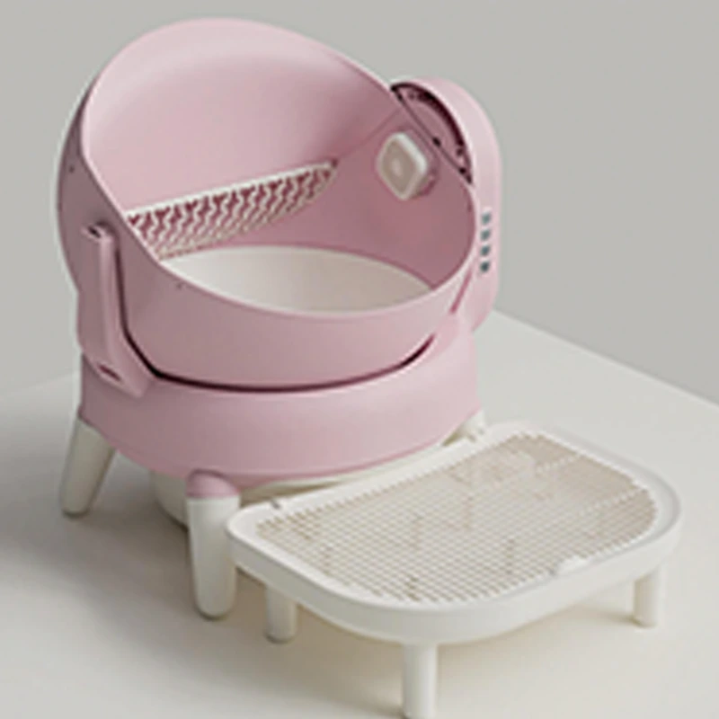 OEM/ODM customized automatic cat litter box open 60L large capacity intelligent self-cleaning cat litter box pet products-5 1
