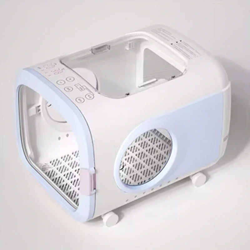 Hot Sale Automatische huisdierverzorging föhn machine blower puppy droogruimte thuis kat kleine hond haar luchtdroogkast leverancier-blauw 1