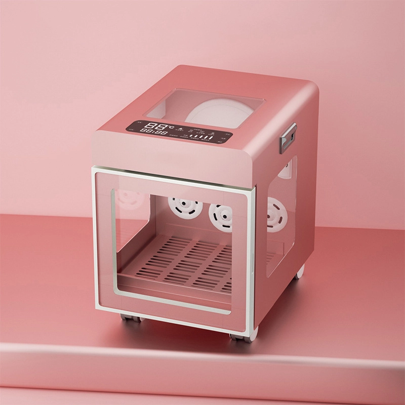 2024 NEW AUTO Pet Drying Box for cat and dog Quite Smart Temperature Control Pet Dry Box Safe Dog Dryer Machine-pink small 1