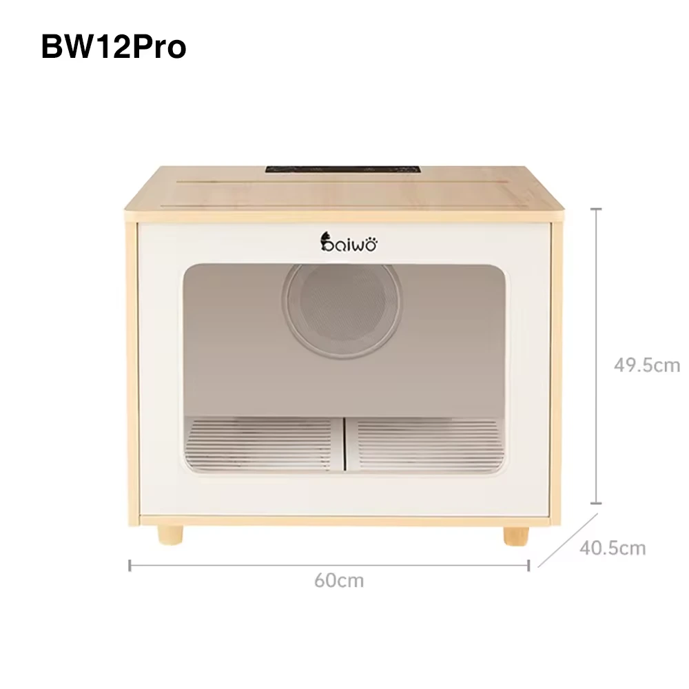 Venta al por mayor 157L Caja secadora eléctrica para mascotas hogar inteligente automático cuidado de mascotas aire secador de pelo cabina caja máquina para perros y gatos 1