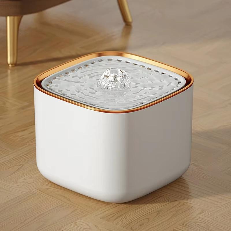 Automatische slimme waterdispenser voor huisdieren met filter Grote capaciteit Kat Hond Watercirculatiebak Groothandel voerbakken & Feeders-wit 1