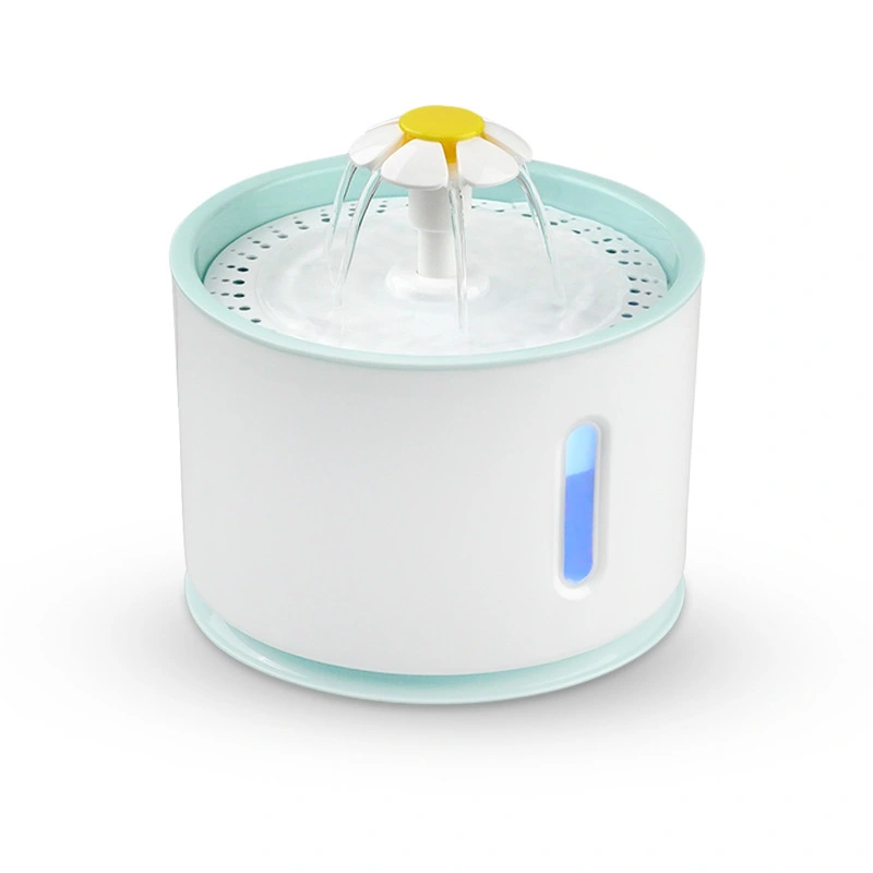 2024 New water purifier smart Automatic cat dog pet water Feeder Dispenser Fountain factory price pet fountain-blue 1
