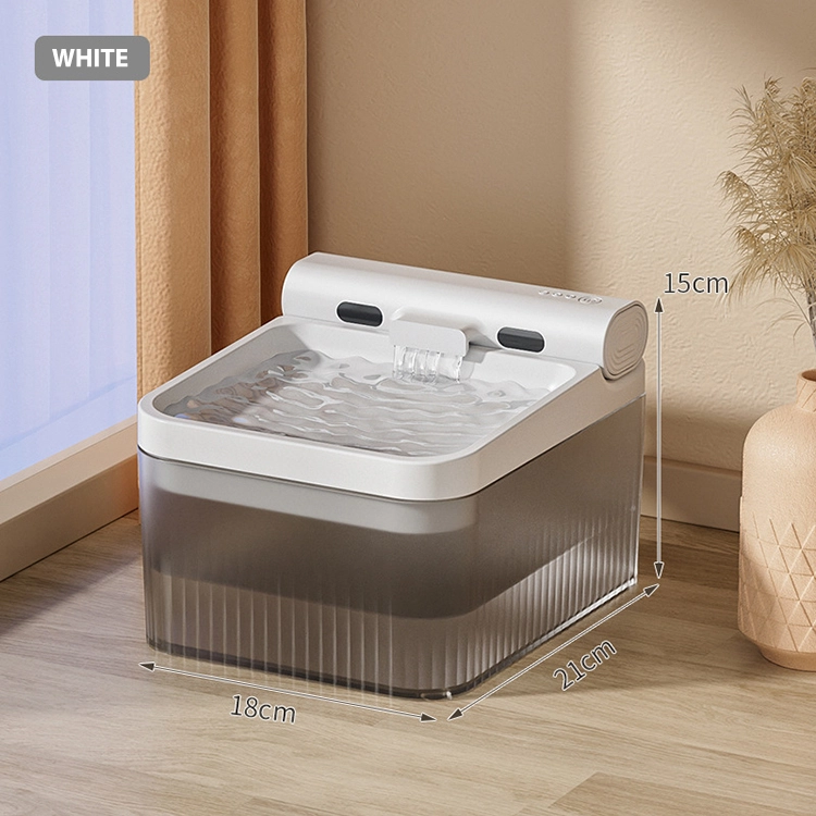 New Custom Logo Wireless Automatic Pet Dog Cat Water Drinking Fountain Dispenser with Motion Sensor Bebedero Para Gato 1