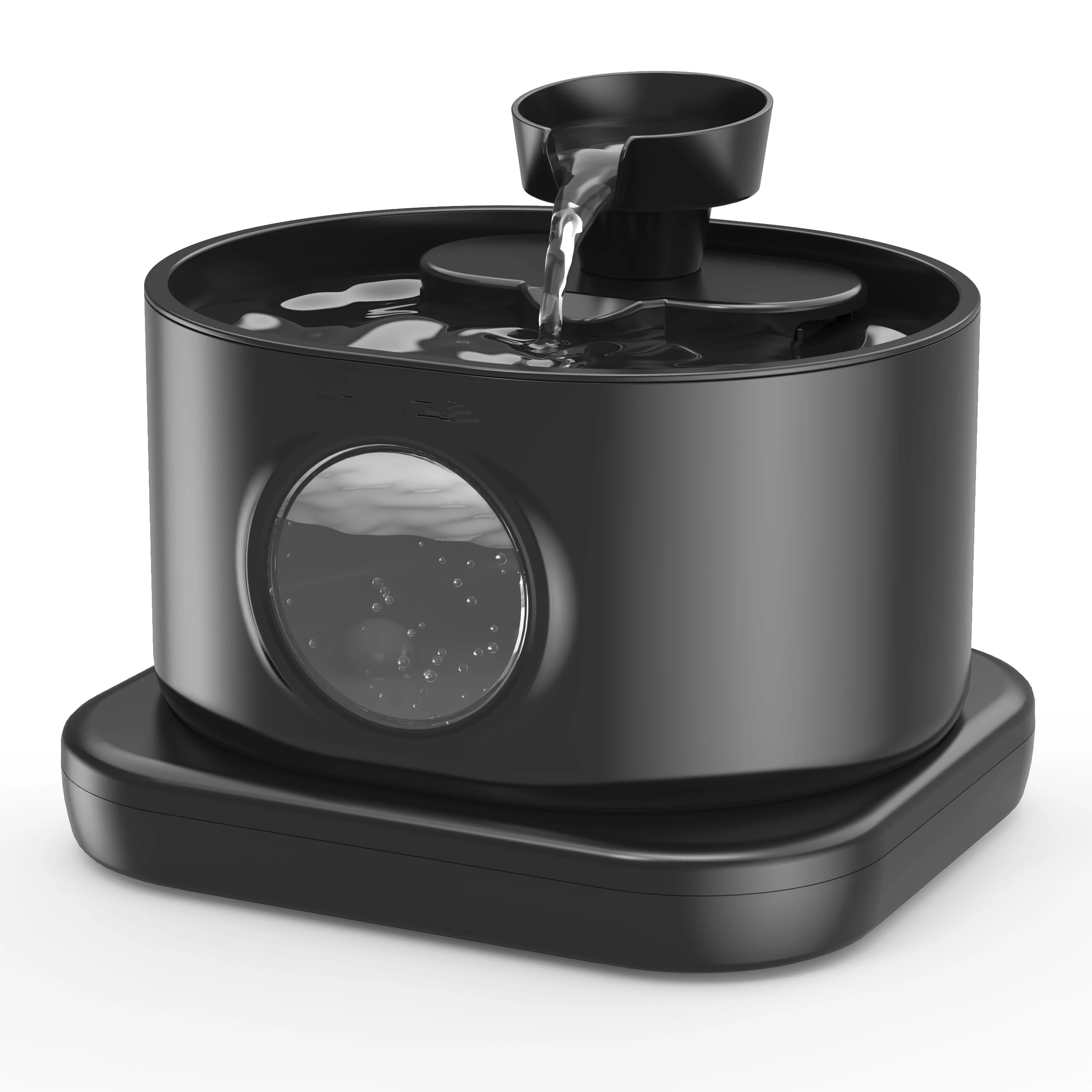 OEM New Design 2.8L Smart Auto Sensor Wireless Charge Waterproof Automatic Cat Dog Pet Water Dispenser Fountain Bowl 1
